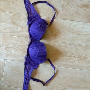 Victoria's Secret Purple Lace Bra